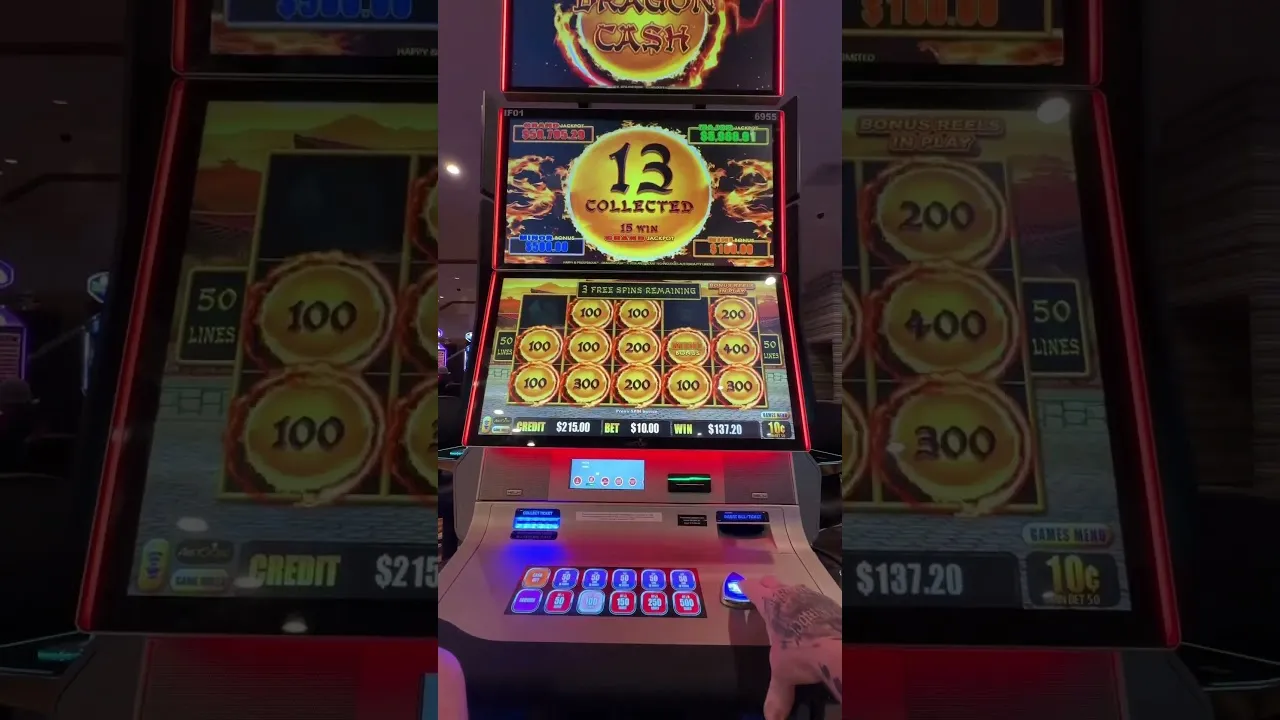 Dragon Cash Bonus Free Spins Game, 230x Win