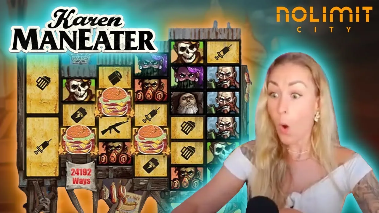 Karen Maneater Bonus Buy Big Win, 17 Free Spins