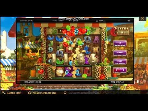 Extra Chilli NYX Gaming Bonus, 195x Multiplier