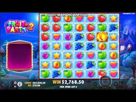 Fruit Party 2: Pragmatic Play Bonus Round Massive Win!