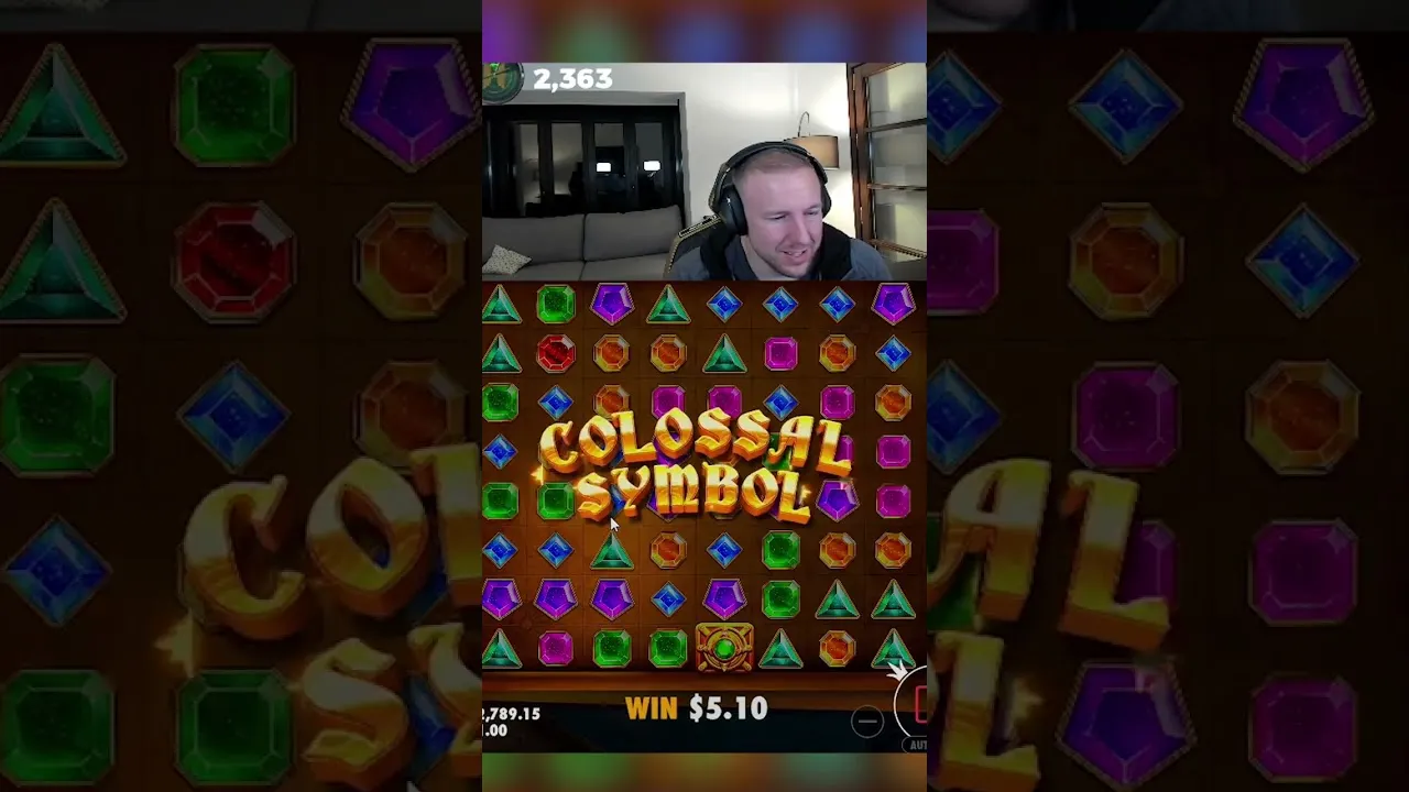 Gems Bonanza Colossal Lucky Win Round Overview