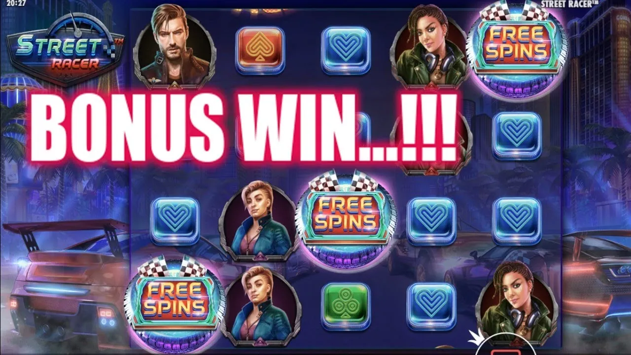 Street Racer Slots Free Spins: 22.84x Bet Win