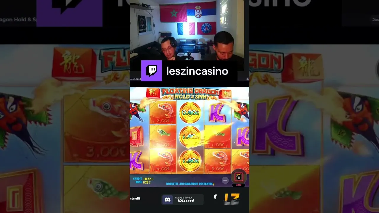 leszincasino Floating Dragon 5000x: 1,000 Payout