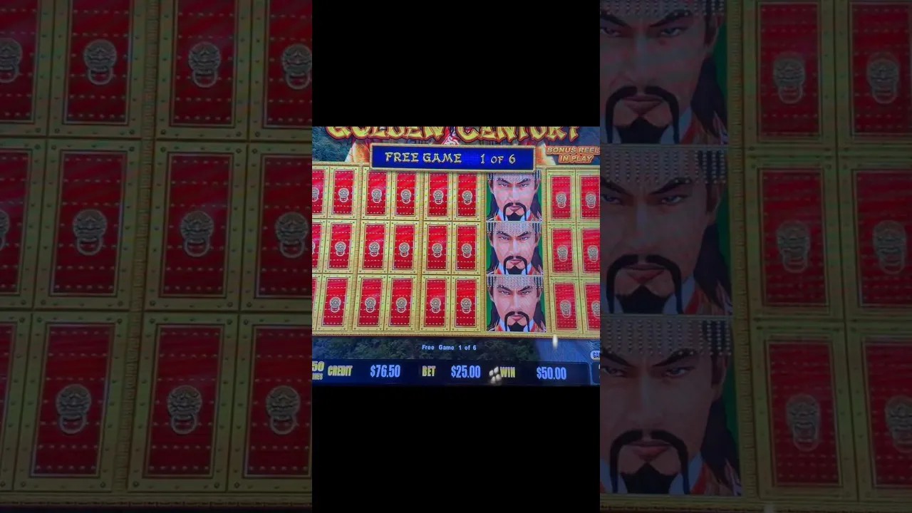 Golden Century Full Screen Bonus: Wilds on 1st Spin