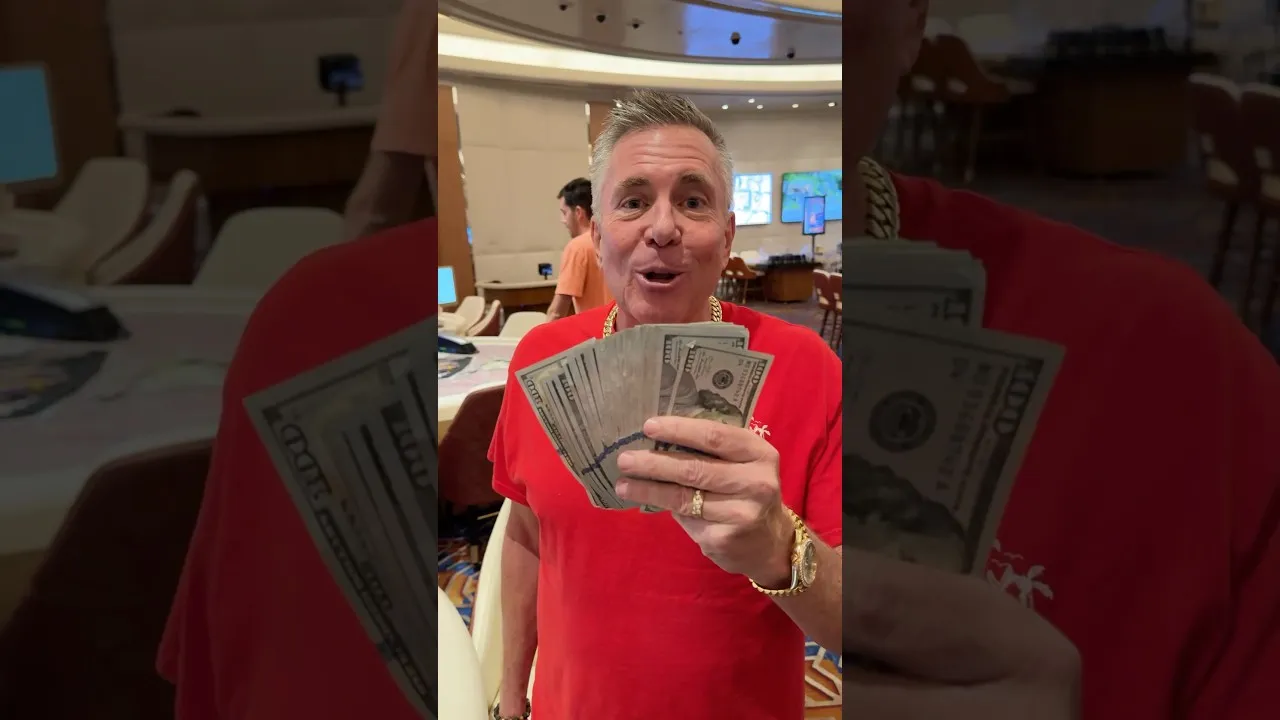 Baccarat: Winning $7,800 Hand at the Casino Table!
