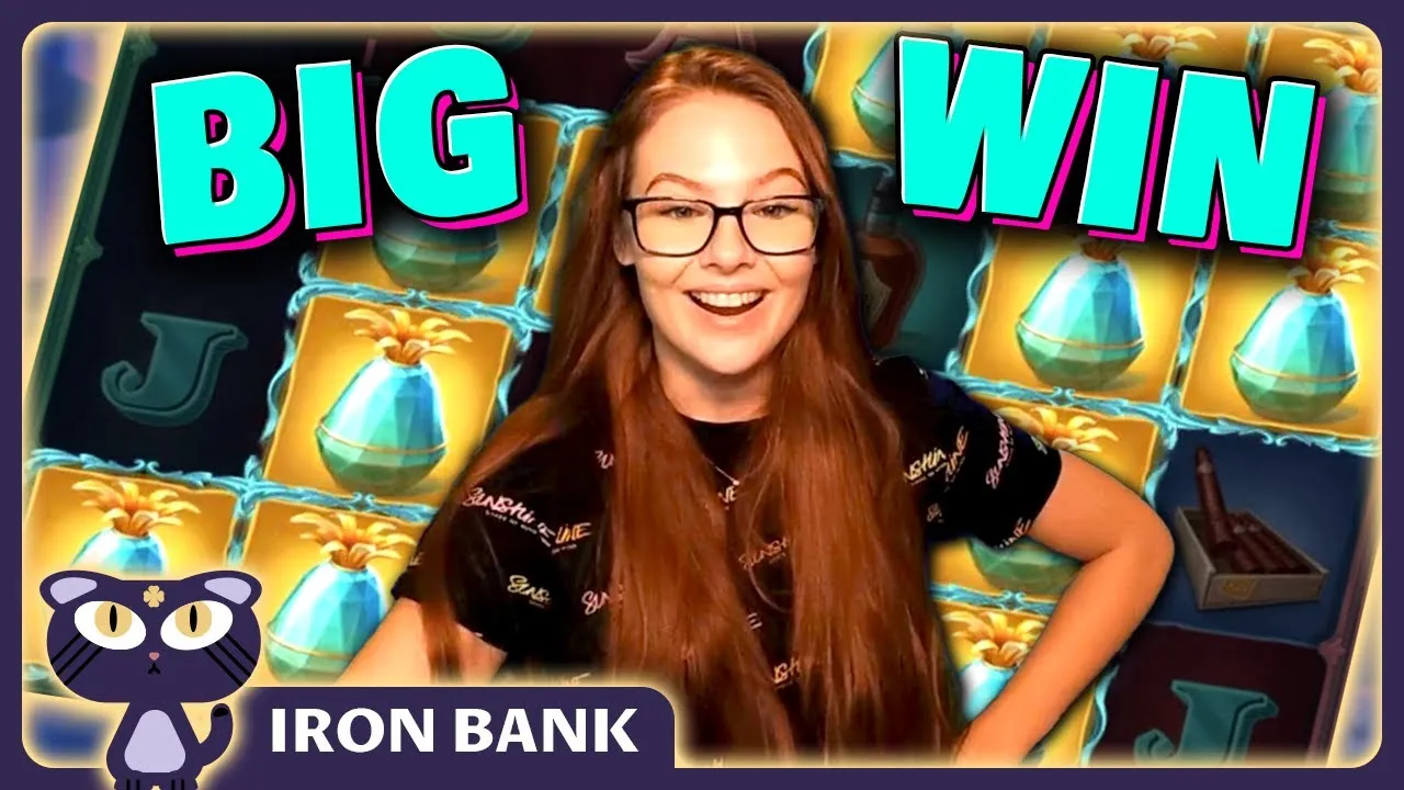 Iron Bank 752x Free Spins Win on Relax Gaming Slot
