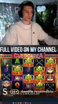 Cleocatra Free Spins Big Win: xQc's Wild Reaction