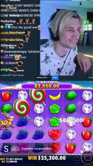 xQc's Mega-Gewinn: Sweet Fiesta bei Stake Originals!