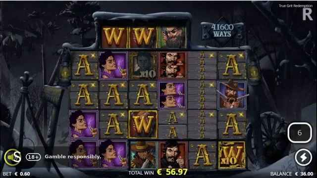 True Grit Redemption Big Win Bonus 20220x Win