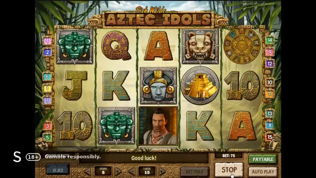 Aztec Idols Bonus Game Win: Pick-and-Click Payout