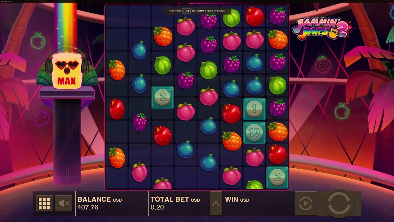 Jammin' Jars 2 3266x Big Bonus, 8 Giga Spins
