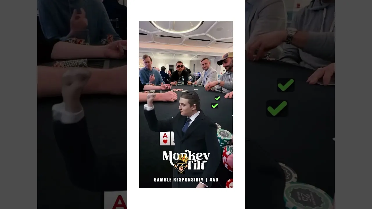 Texas Hold'em: Intense Showdown & Winning Hand (Video)