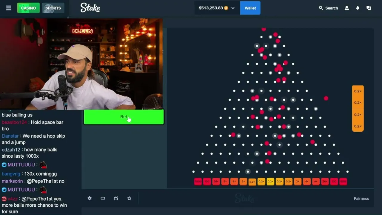 Stake Plinko: Insane 130x Multiplier Win! Unbelievable Luck!
