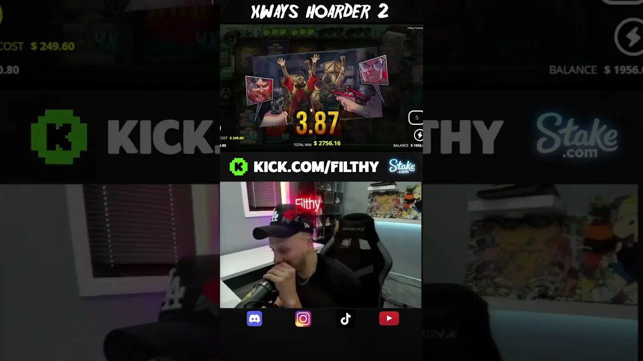 Filthy Xways Hoarder 2 Bonus Round: 10,783 Win