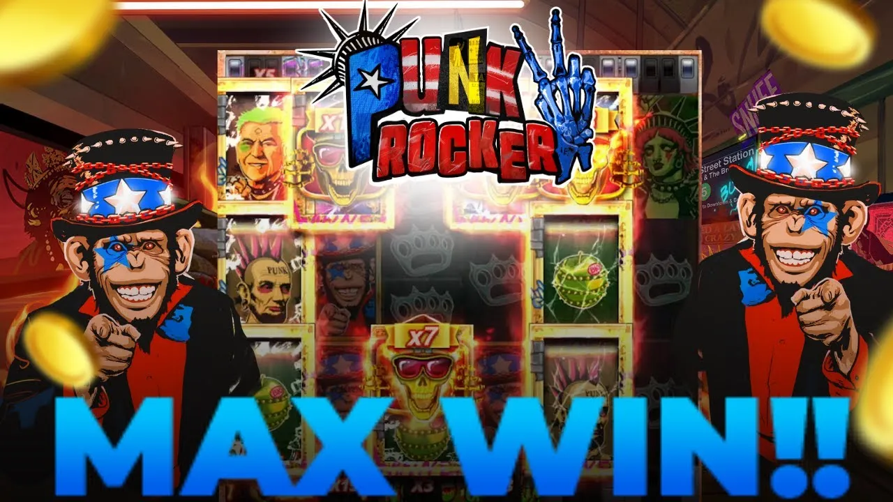 Punk Rocker Slot: 6000x HUGE Win on Nolimit City Game!