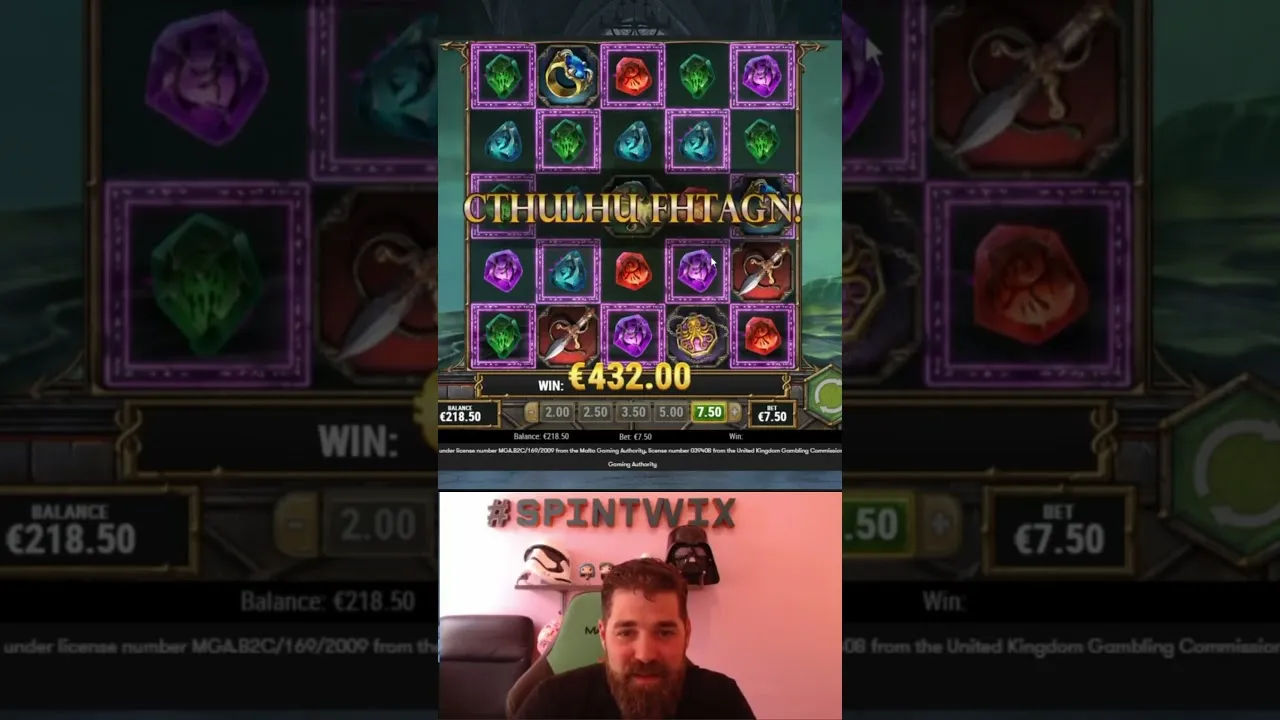 Cthulhu Bonus 226x Big Win 1699 Payout Casino Slot