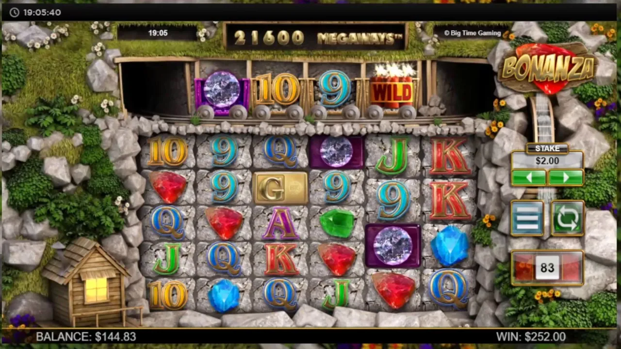 Bonanza Big Win! Bonus Round on Big Time Gaming Slot