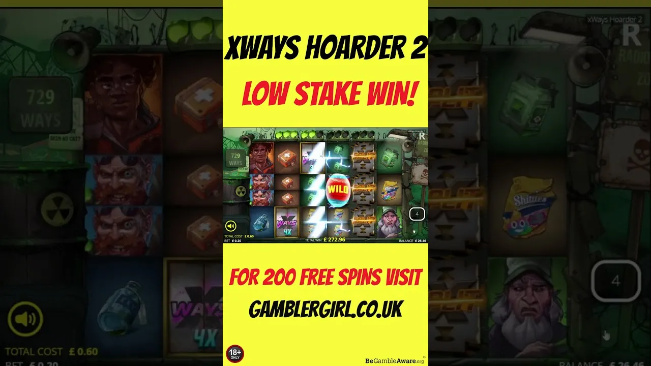 Xways Hoarder 2 Big Win Free Spins: 11,030x Max Win