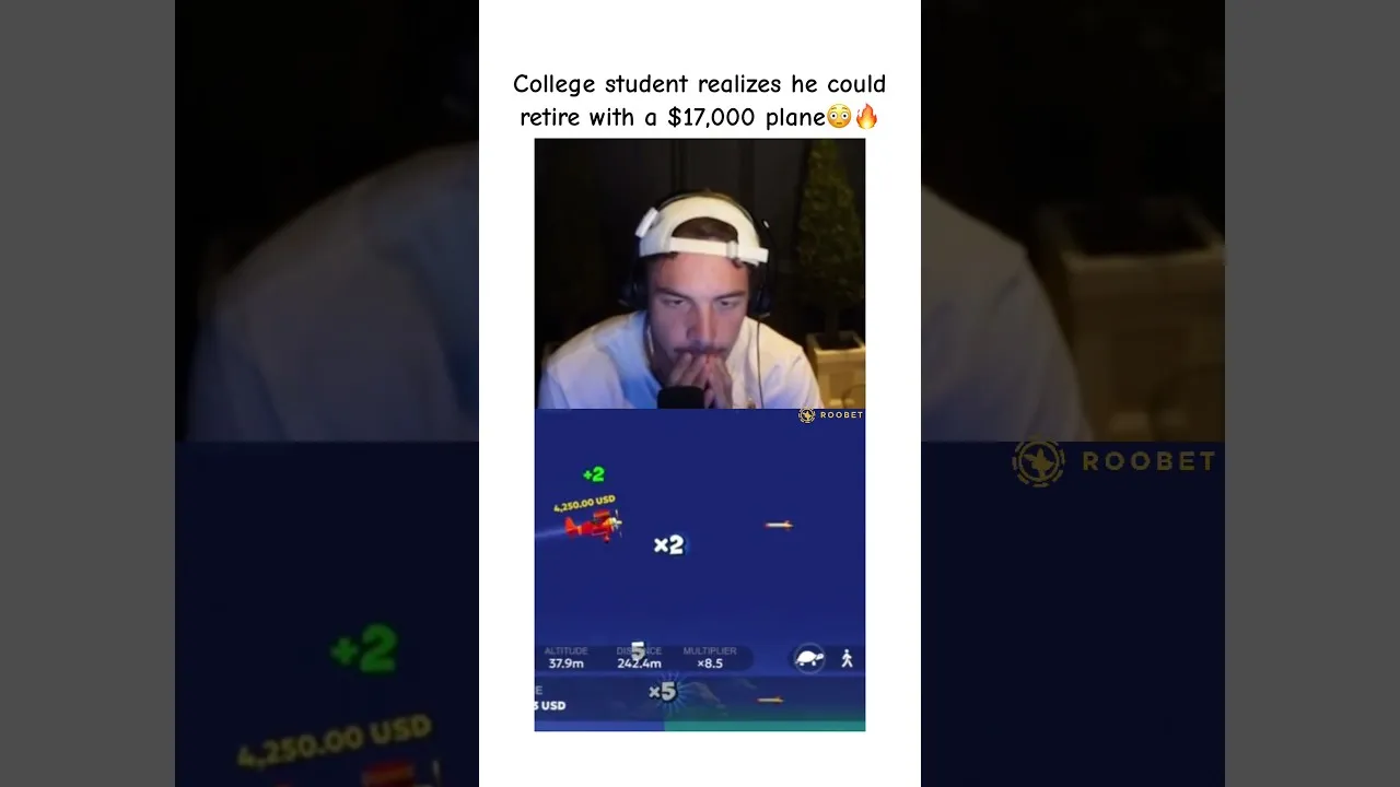 Roobet Crash 34x Multiplier: Student's Big Win
