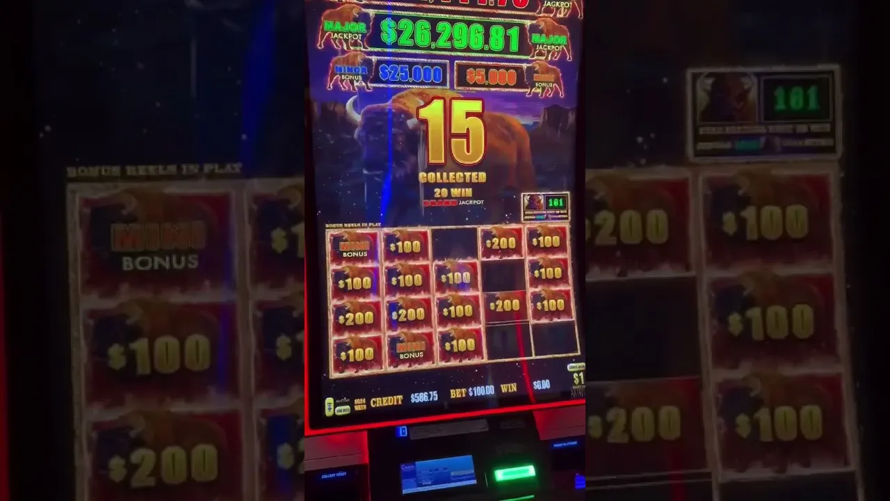 Buffalo Link Slot 116x Bonus from a Full Board