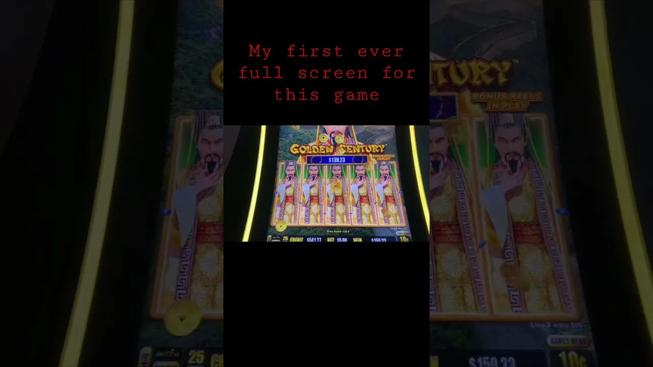 Golden Century Big Win Free Spins: Full Screen