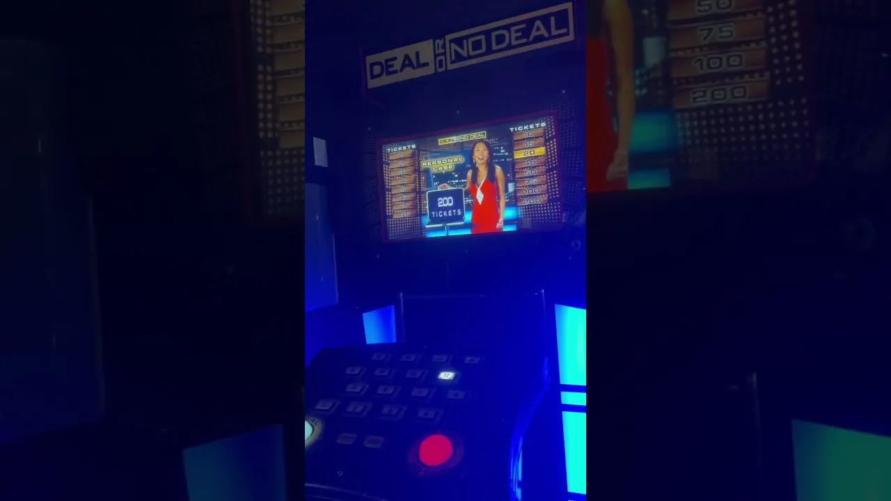 Deal or No Deal 1x Arcade, 200 Ticket Win