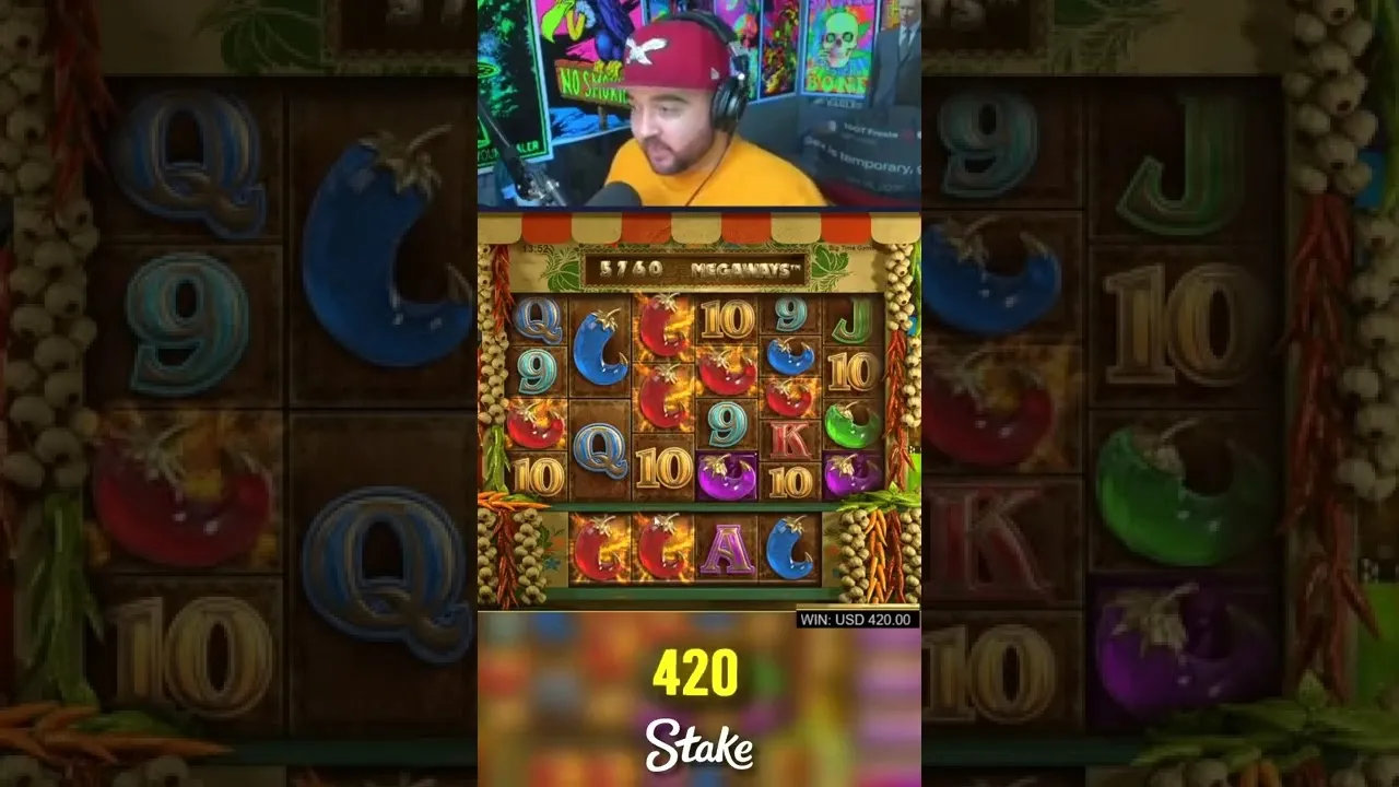 Chili Megaways 15x Win: Round Ends with 420 Pay