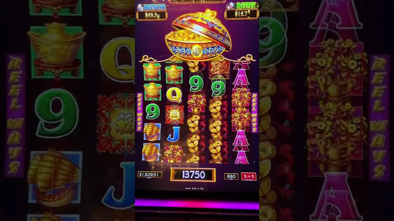 Dancing Drums Bonus Round Win, Mini Jackpot
