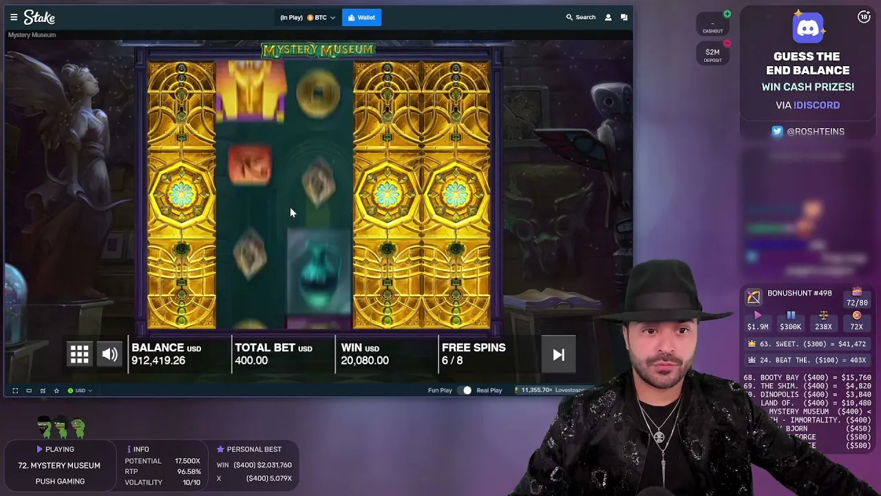 Mystery Museum: Roshstein's Epic 1066x Full Screen Win!
