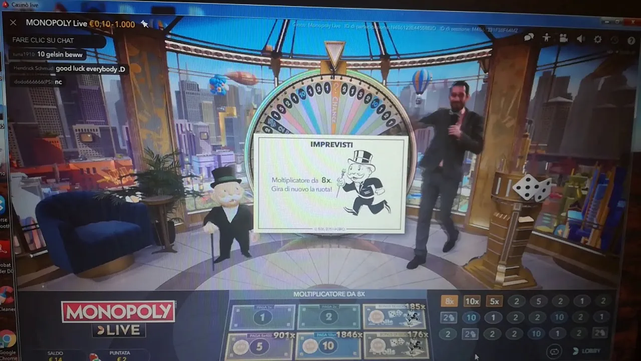 Monopoly Live: HUGE Bonus Round Win on Evolution Gaming!
