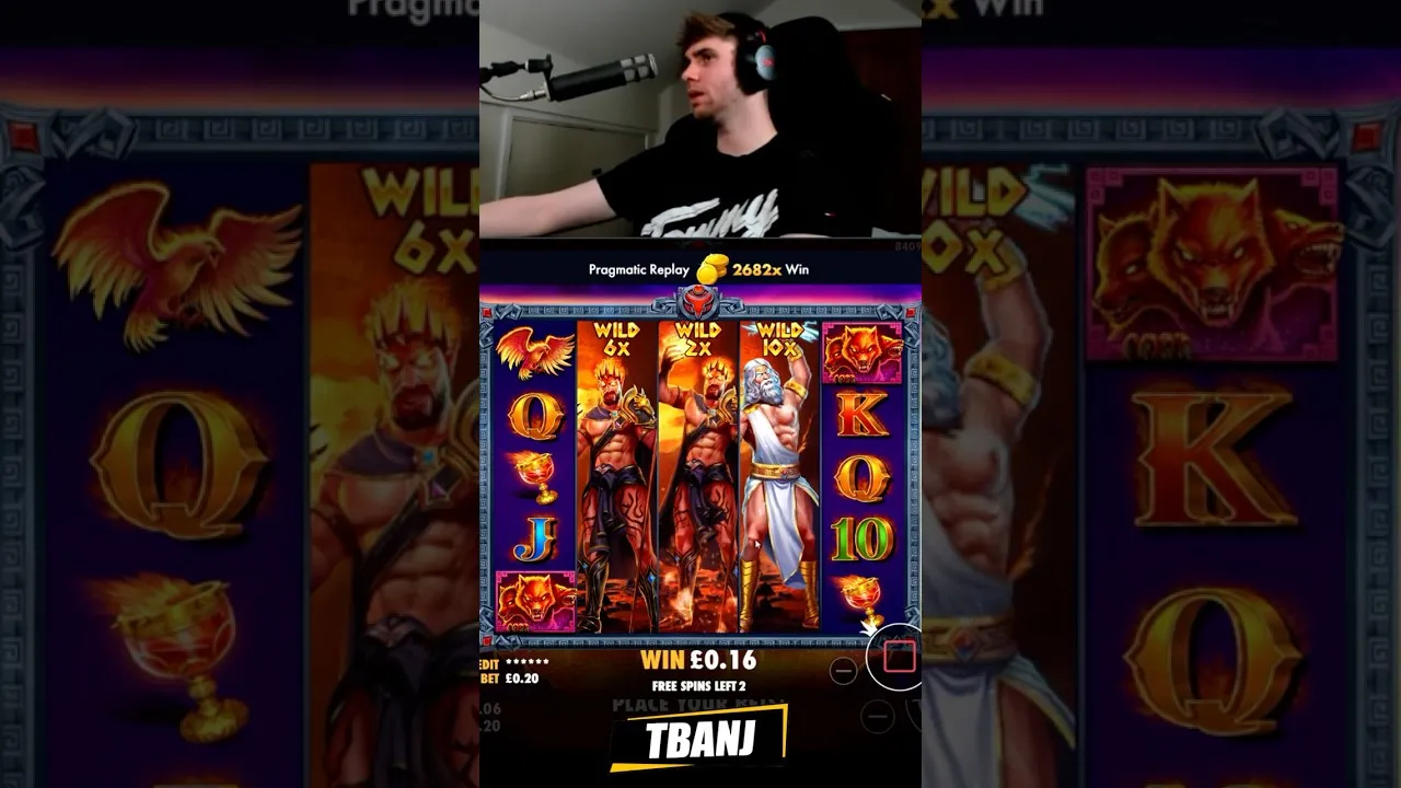 Zeus vs Hades Gods of War Max Win: 2682x Clip