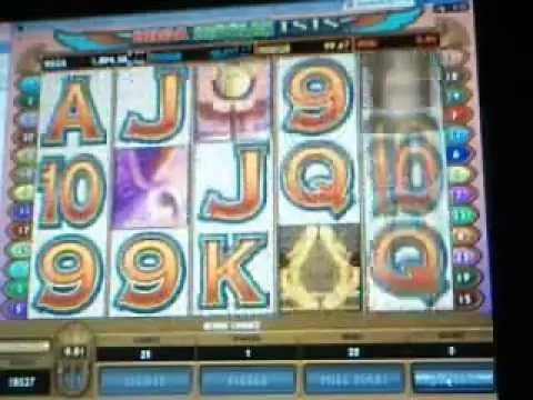 Mega Moolah Isis Slots: See a Bonus Round Win