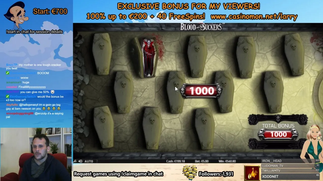 Blood Suckers Big Win Free Spins 3x Multiplier