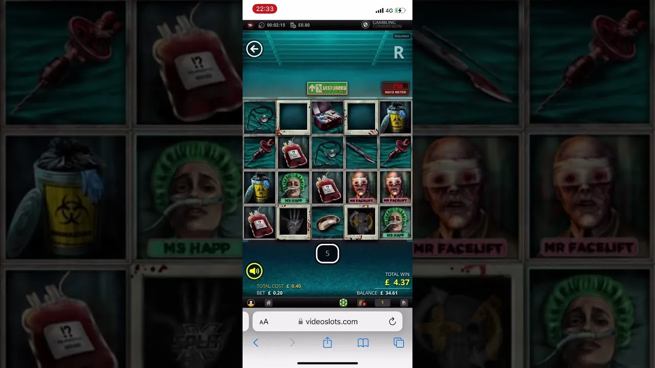 Disturbed Slot - Big Win on Videoslots!