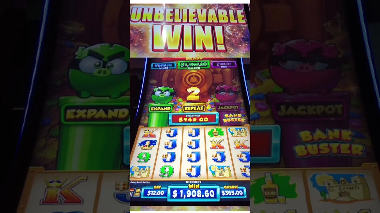 Bank Buster Big Win Free Games with Repeat Wins