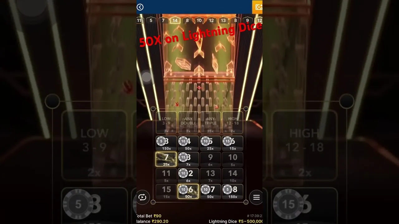 Lightning Dice: Evolution Gaming Pays Out 50x Multiplier!
