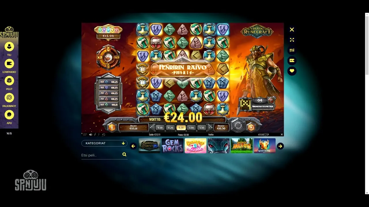 Viking Runecraft Casino Slot Win, 5x Multiplier