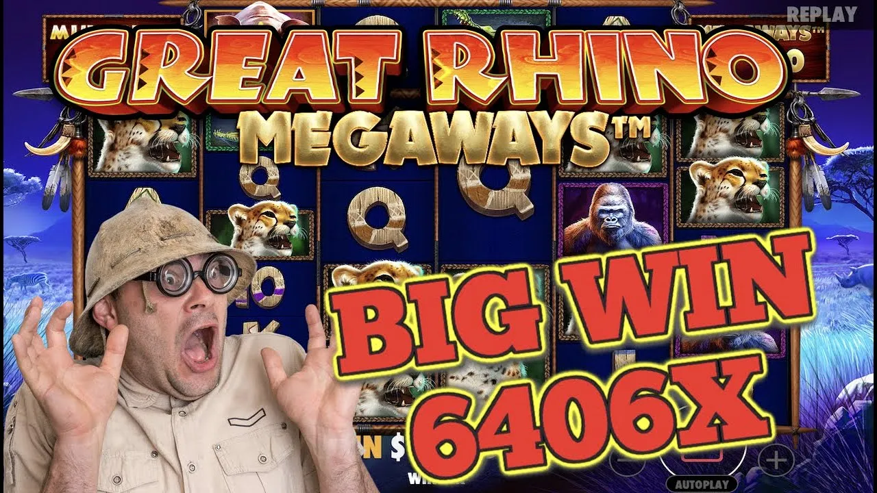 Great Rhino Megaways Big Win: 10x to 12x Multiplier