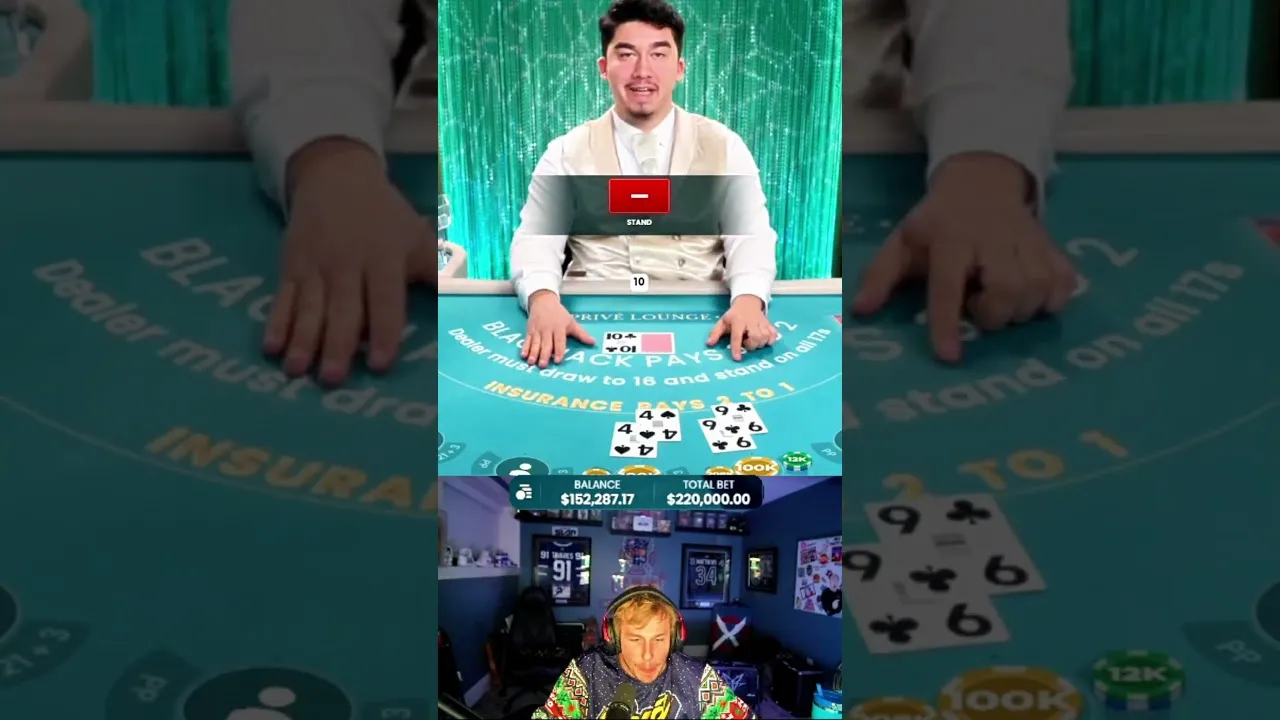 Blackjack Win! $828,000 Perfect Pair at Live Casino