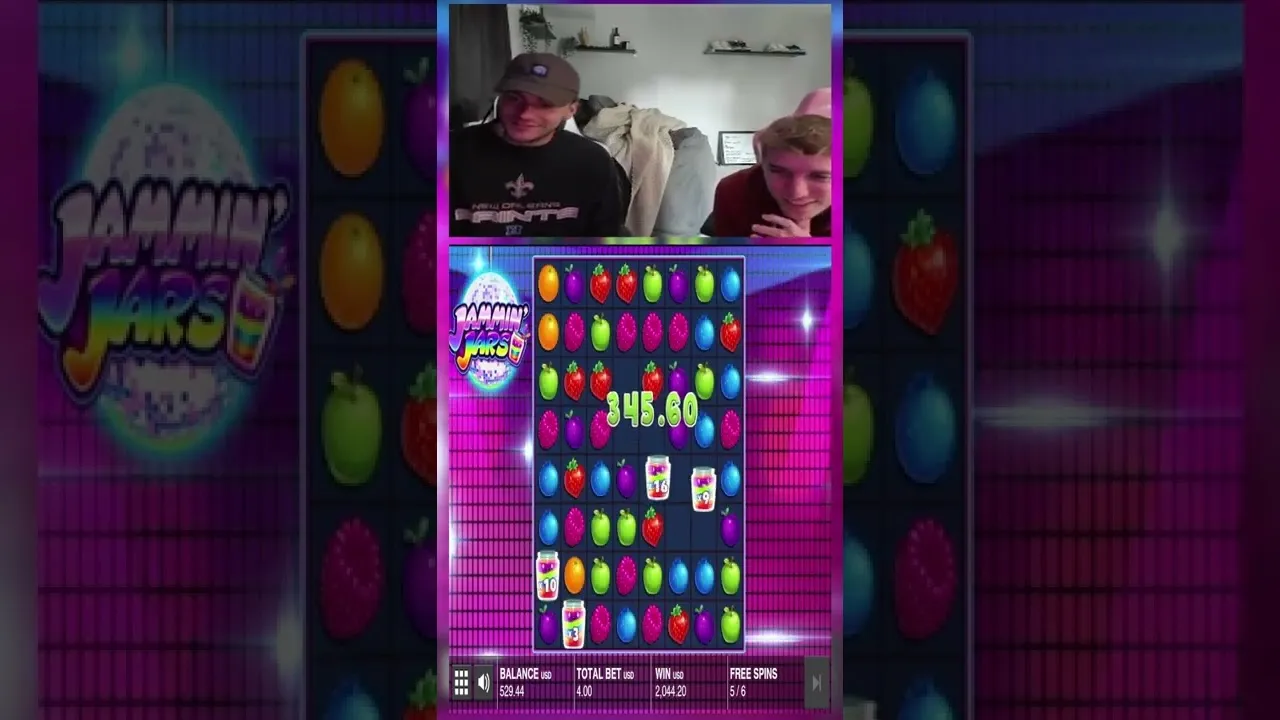 Jammin' Jars 2 Bonus Round Win: 2,248x Payout Clip