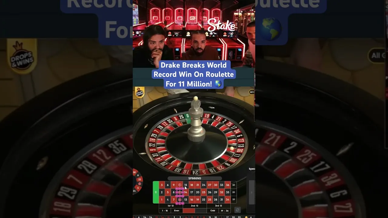 Drake's Record-Breaking $11 Million Win on Roulette!