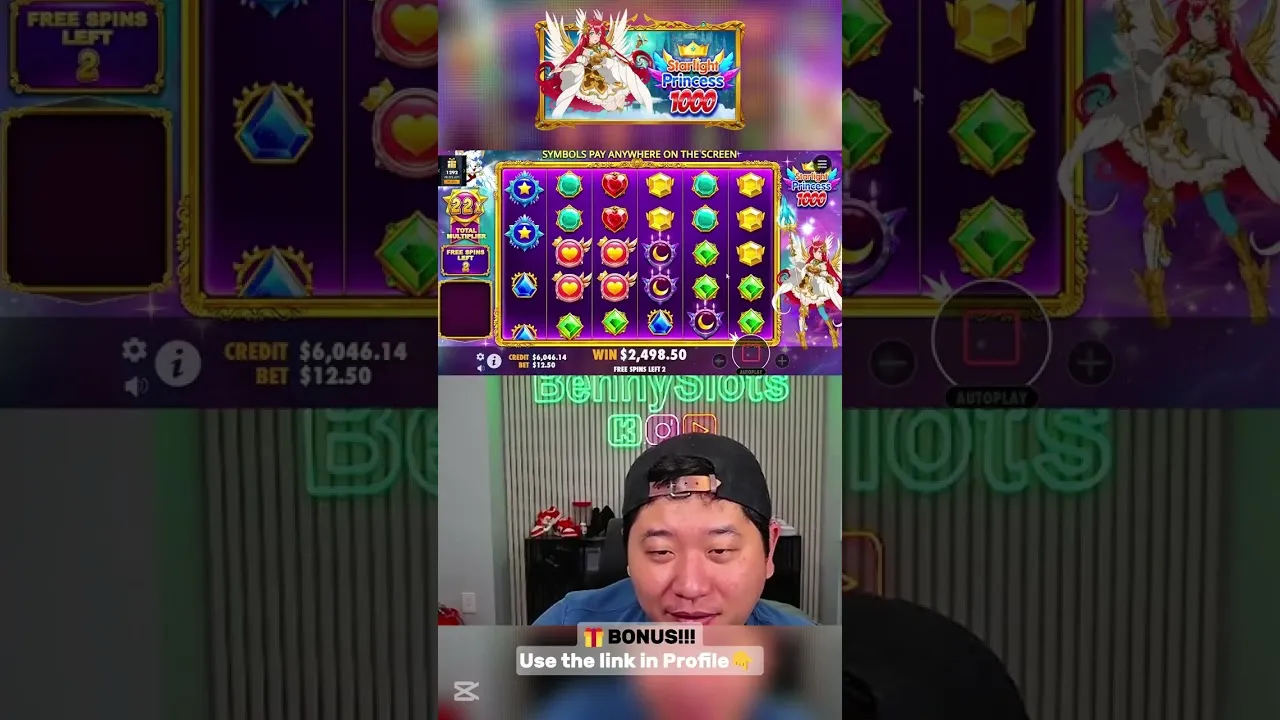 Starlight Princess 1000 240x Bonus Round Win Clip