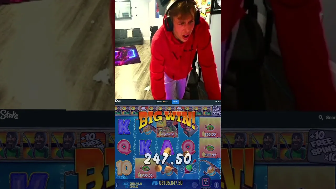 Big Bass Bonanza: Catching a 291x Win at Stake Casino!