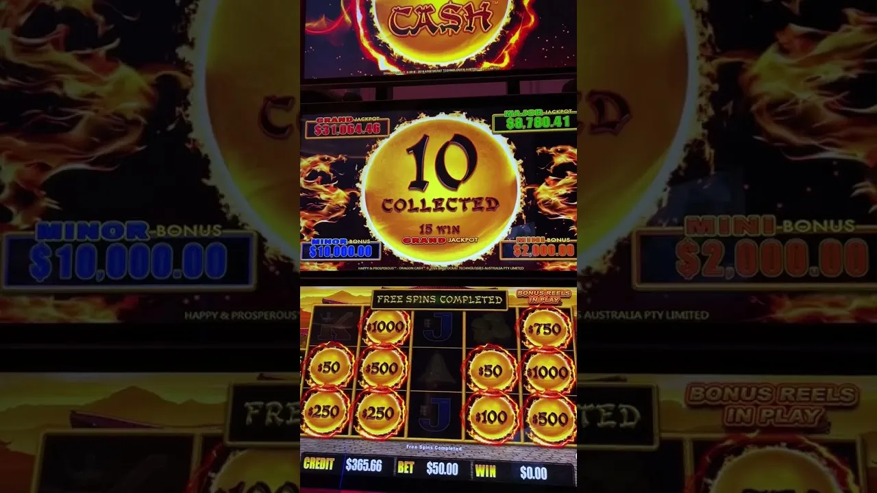 Dragon Cash Jackpot Bonus: 4,450x win in free spins