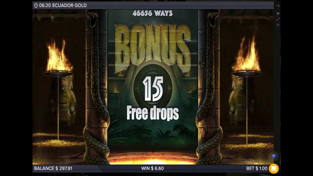 Ecuador Gold: Big Win with Free Drops Bonus by ELK Studios