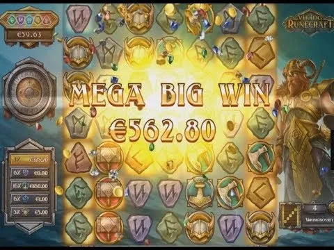Viking Runecraft big free spins, 2814x win