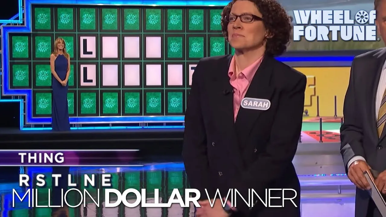 Wheel of Fortune: Contestant Wins $1,000,000 Puzzle!