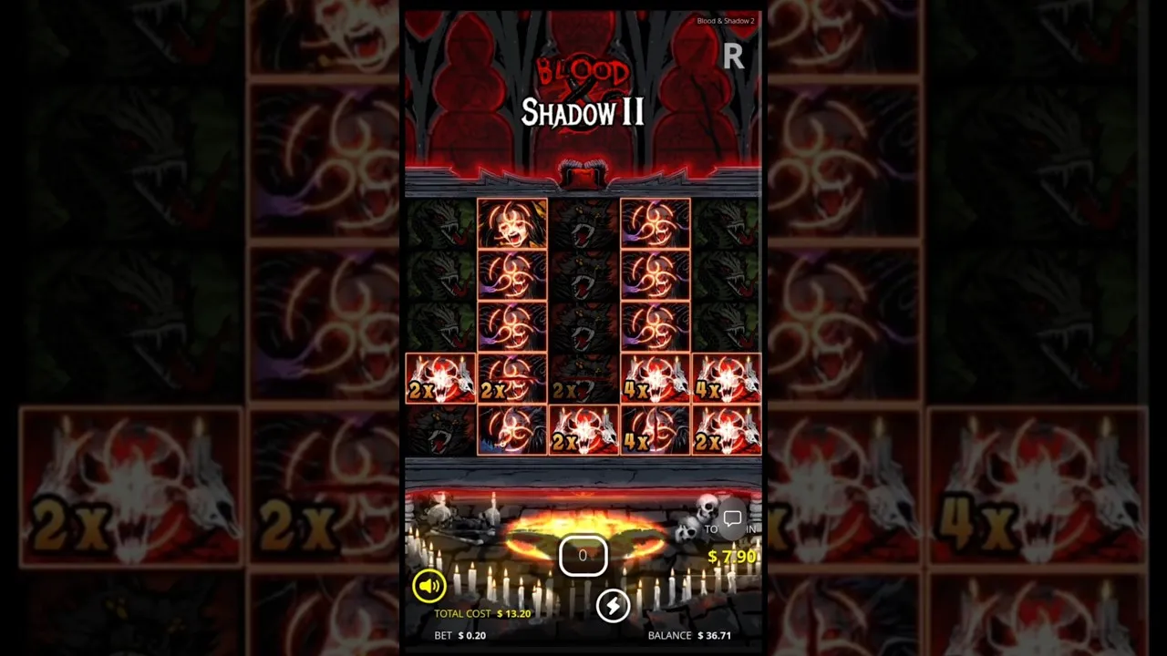 Blood Shadow II Big Win Free Spins: 24,996x Payout