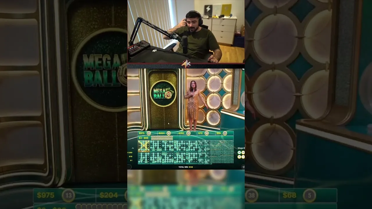 Mega Ball: Evolution Gaming - Brutal 20x Loss Reaction!