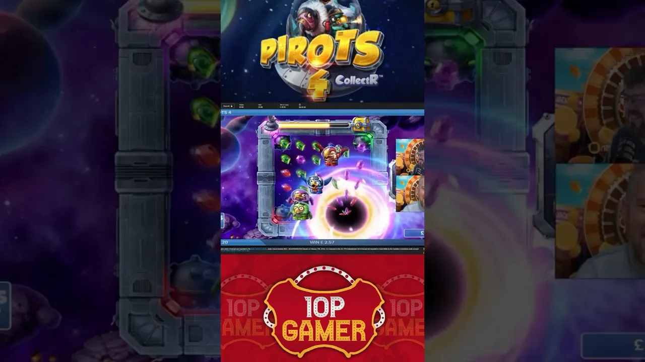 Pirots 4 Extra Spin Bonus, 3 bonus symbols land